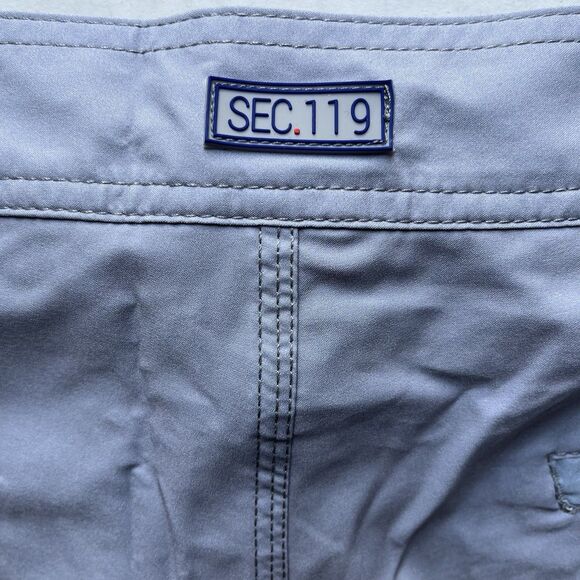 Sec 119 Board Shorts Mens 36 Grateful Dead Skeleton Red Roses Lightweight Trunks - Picture 11 of 12